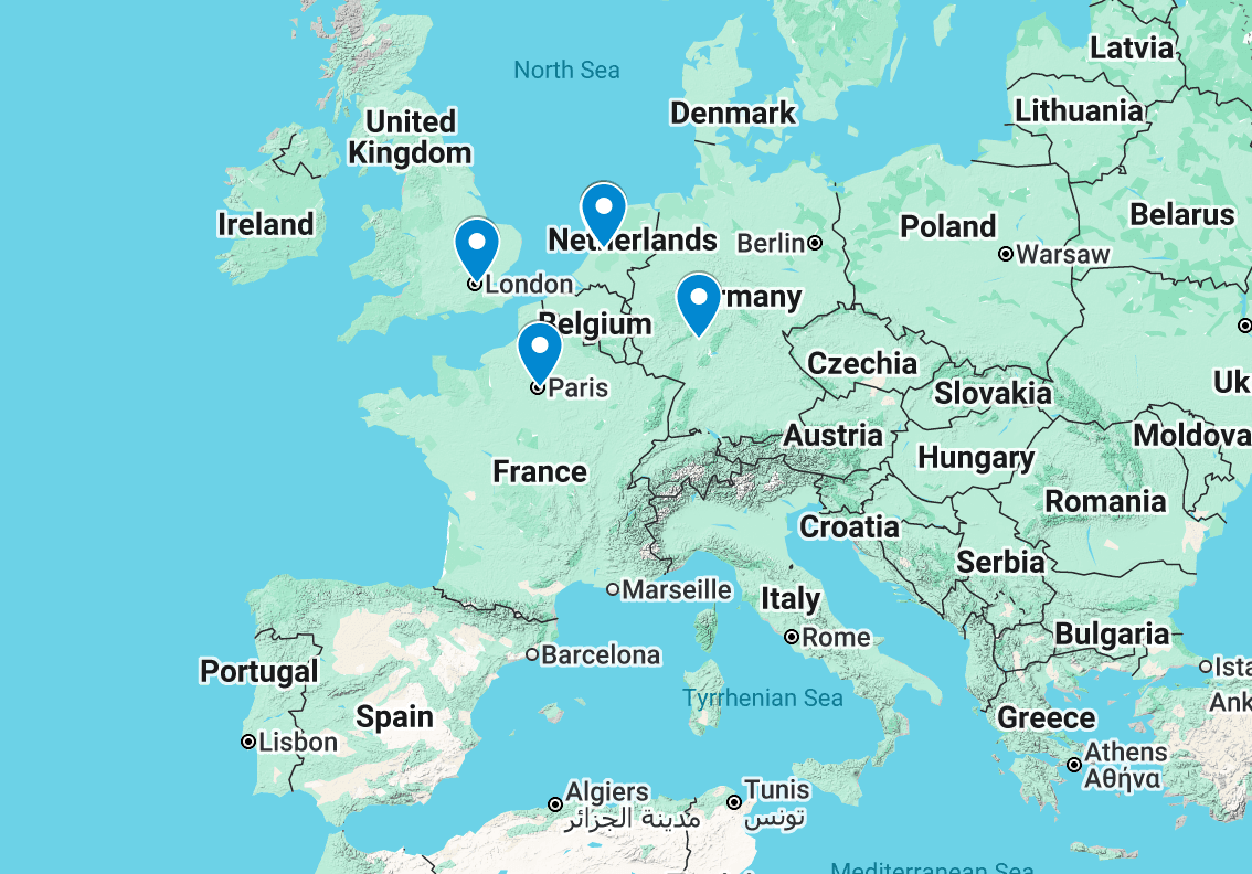 Global trip map