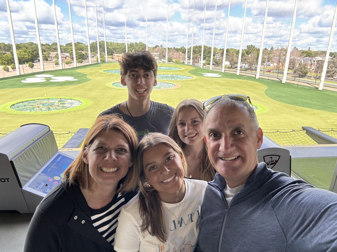 Family at Topgolf